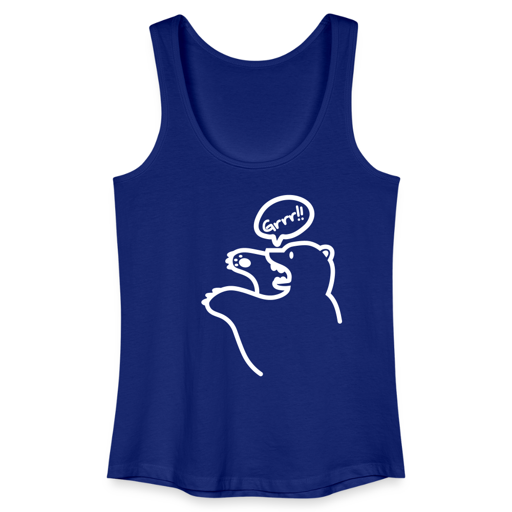 Böser Berliner Bär - Frauen Bio Tank Top - Königsblau