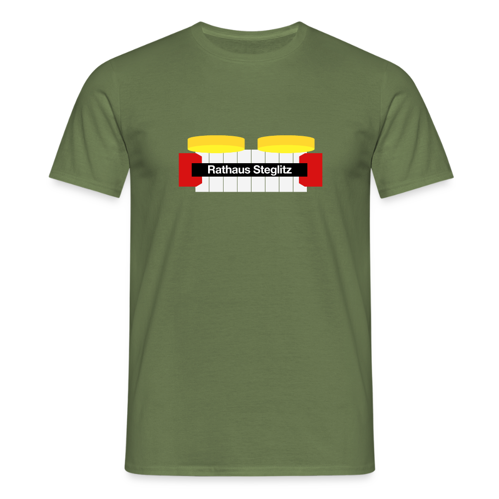 Rathaus Steglitz - Männer Premium T-Shirt - Militärgrün
