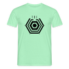 Tegel TXL Umrisse - Männer Premium T-Shirt - Mintgrün