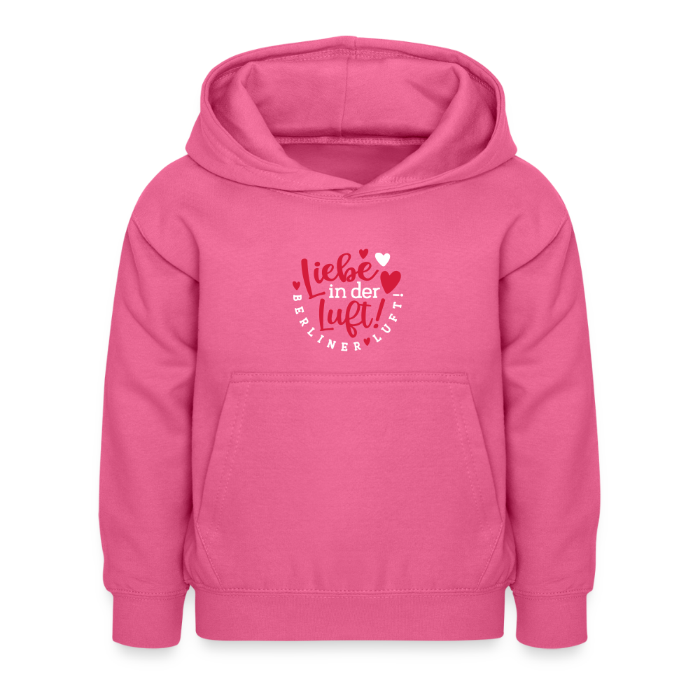 Liebe in der Luft! Berliner Luft! - Kinder Hoodie - Pink