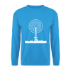 Funkturm im Fokus - Unisex Pullover - Meeresblau