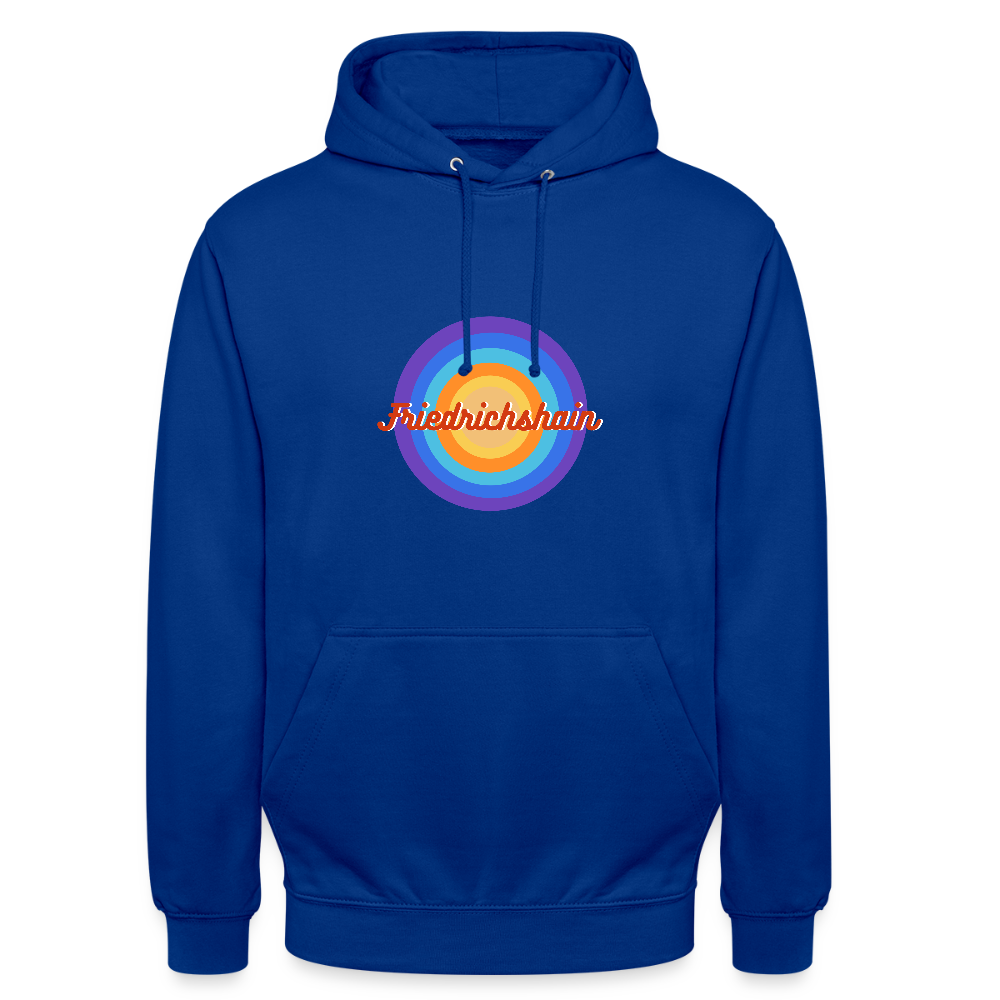 Friedrichshain Retro - Unisex Hoodie - Royalblau