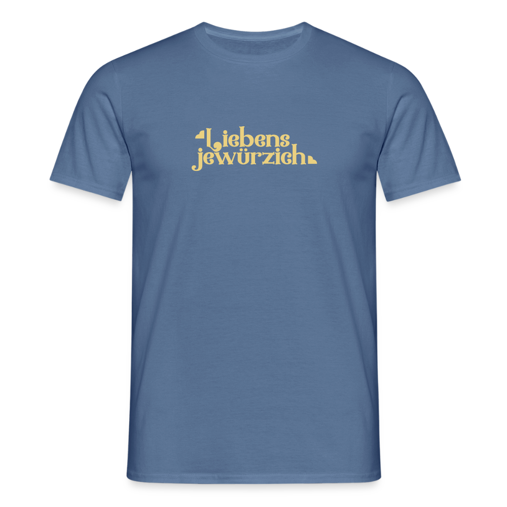 Liebensjewürzich - Männer Premium T-Shirt - Taubenblau