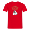 Kaffee motiviert - Männer Premium T-Shirt - Rot