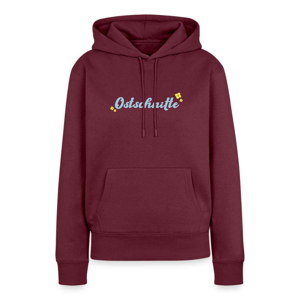 Ostschnitte - Frauen Premium Hoodie - Burgunderrot