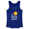 Ick knutsch dir Sonne! - Frauen Bio Tank Top - Königsblau
