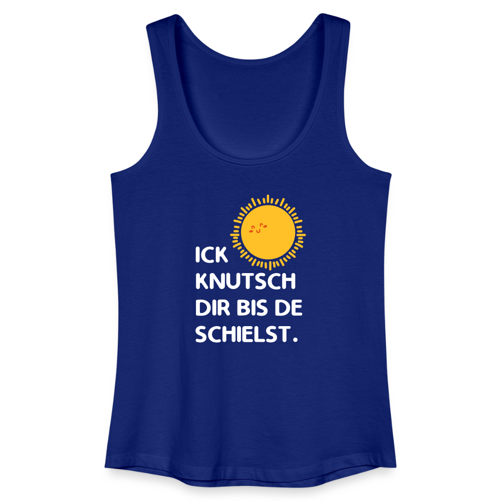 Ick knutsch dir Sonne! - Frauen Bio Tank Top - Königsblau