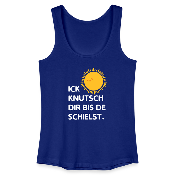 Ick knutsch dir Sonne! - Frauen Bio Tank Top - Königsblau