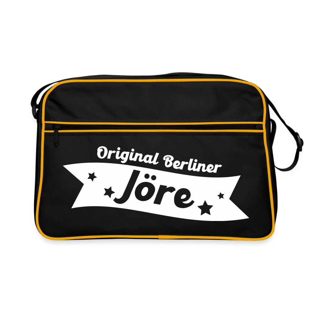 Berliner Jöre - Retro Tasche - Schwarz/Gold
