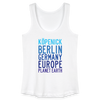 Köpenick Planet Earth - Frauen Bio Tank Top - Weiß