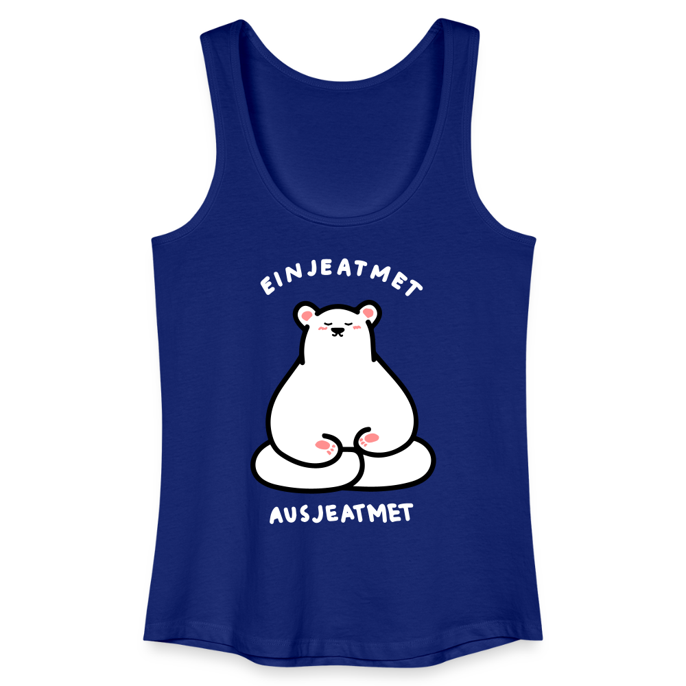 Einjeatmet - Frauen Bio Tank Top - Königsblau