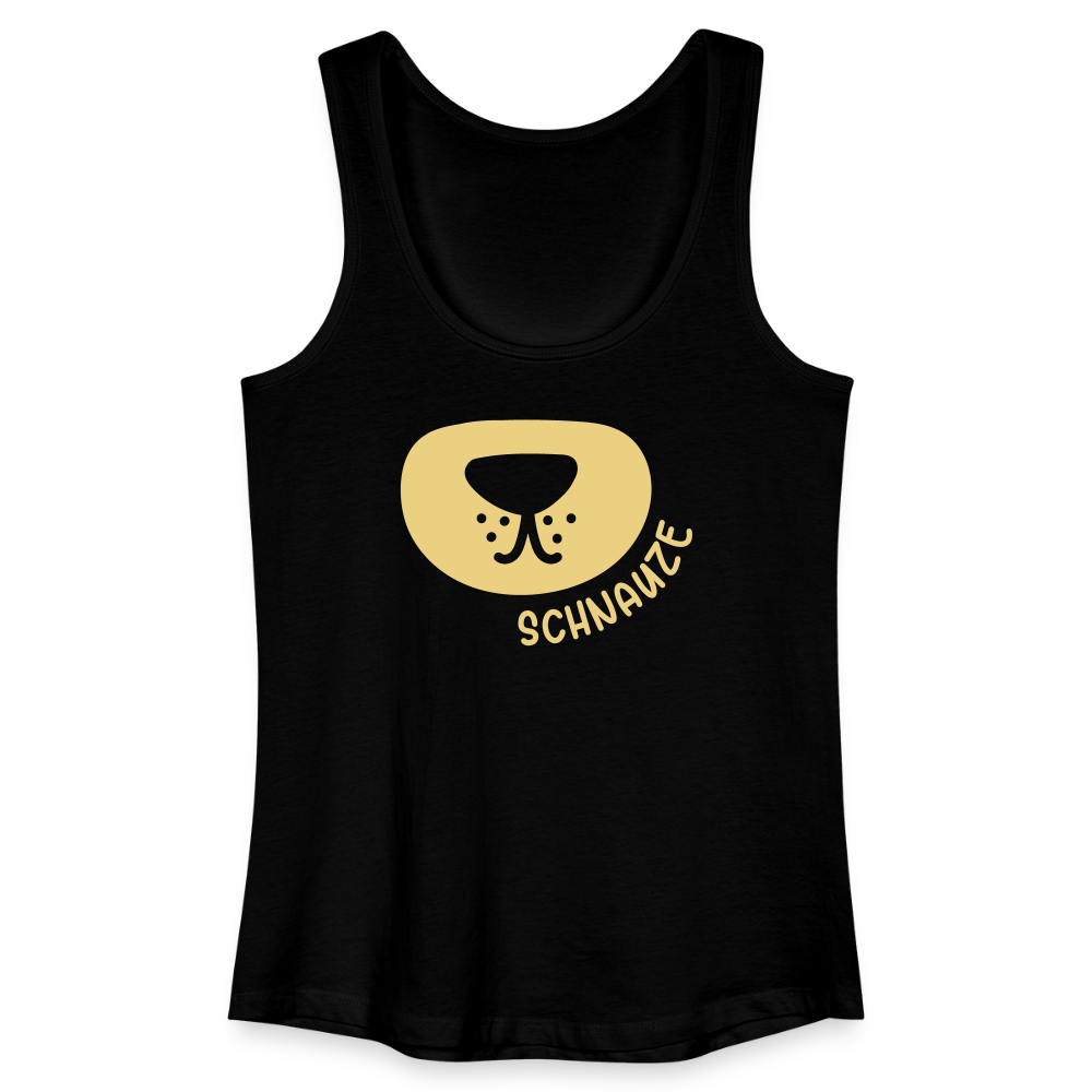 Schnauze - Frauen Bio Tank Top - Schwarz