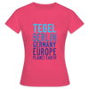 Tegel Planet Earth - Frauen Premium T-Shirt - Azalea