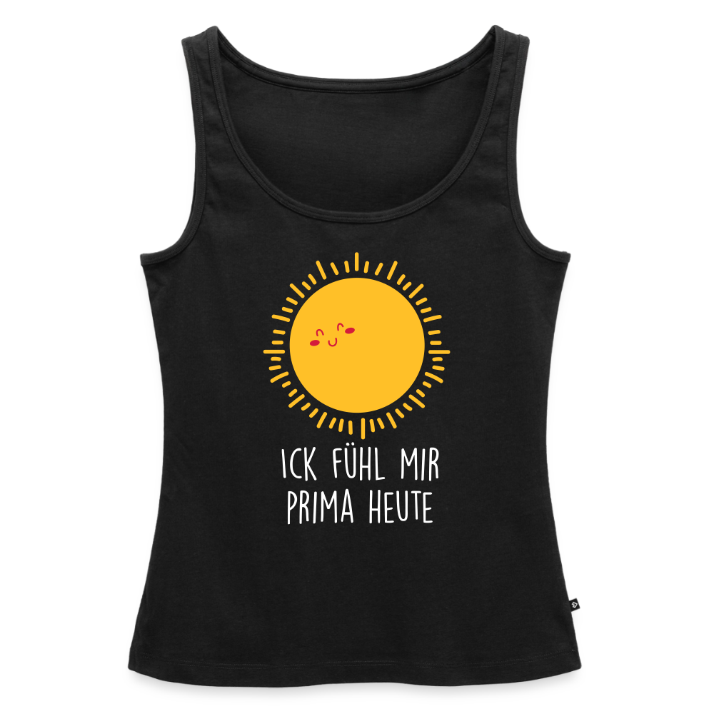 Ick fühl mir prima - Frauen Bio Tank Top - Schwarz