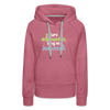 Kurz anjebunden, lang im Jedächtnis. - Frauen Premium Hoodie - Malve
