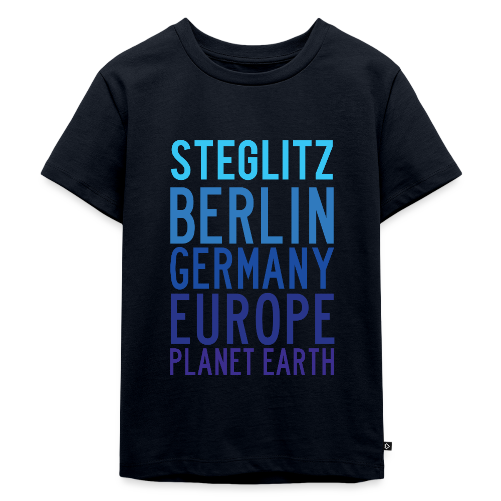 Steglitz Planet Earth - Kinder Premium T-Shirt - Navy