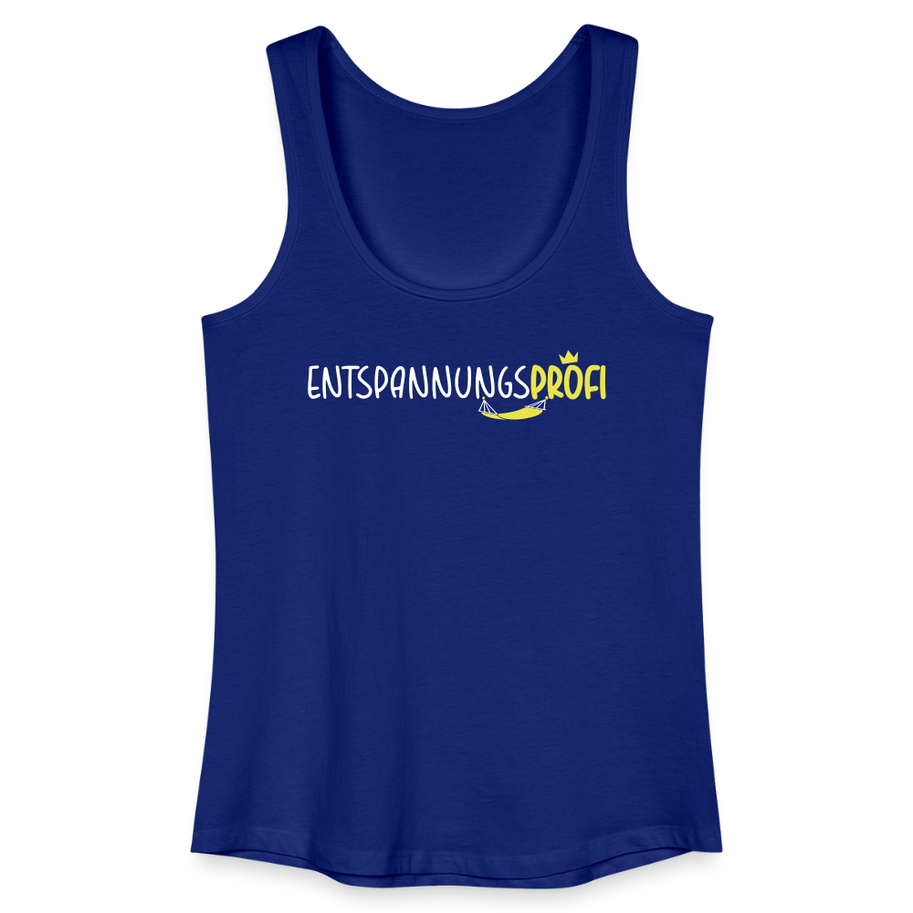 Entspannungsprofi - Frauen Bio Tank Top - Königsblau