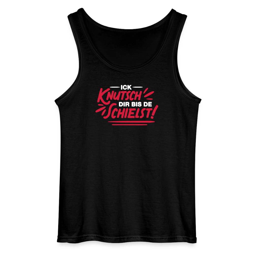 Ick knutsch dir! - Männer Tank Top - Schwarz