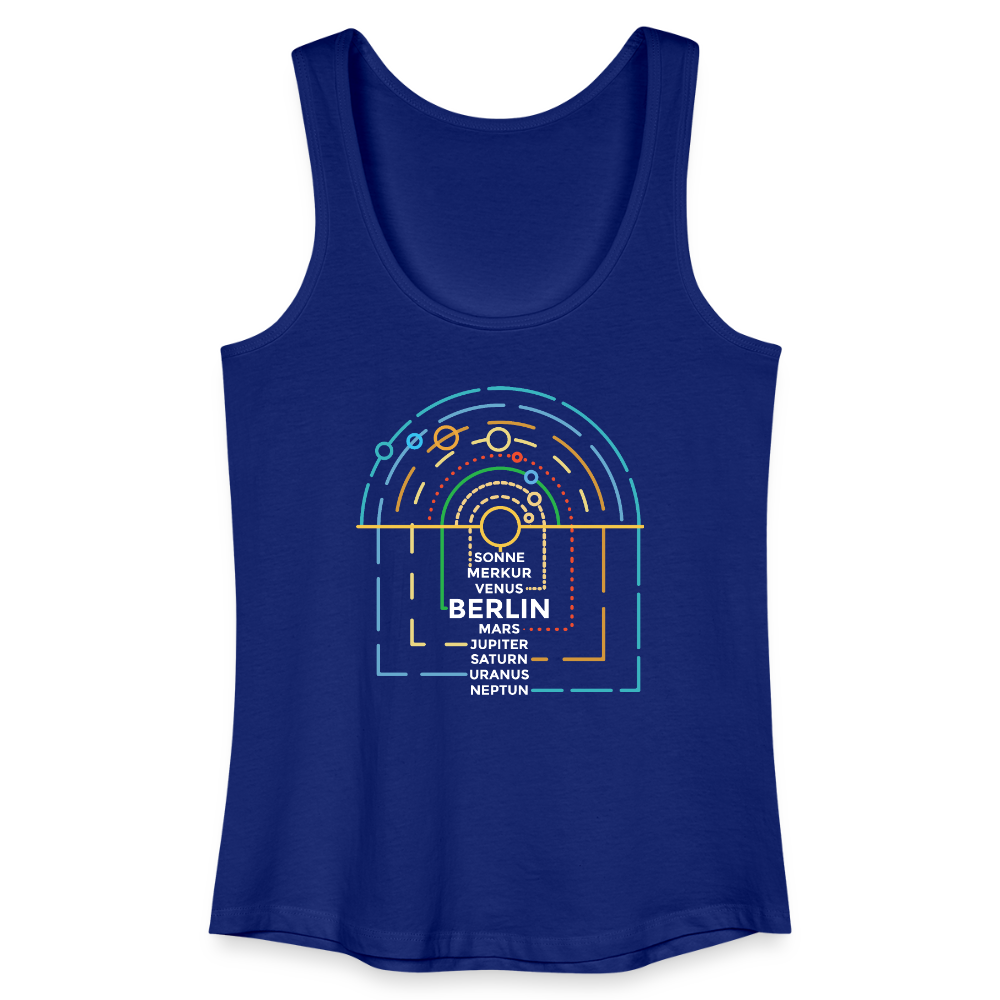 Berlin im Sonnensystem - Frauen Bio Tank Top - Königsblau