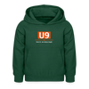 U9 - Kinder Premium Hoodie - Flaschengrün