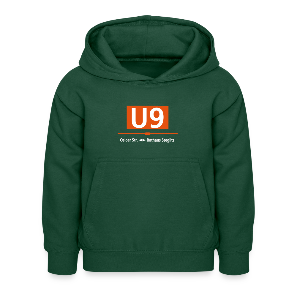U9 - Kinder Premium Hoodie - Flaschengrün