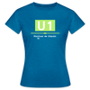 U1 - Frauen Premium T-Shirt - Antikblaues Saphir meliert