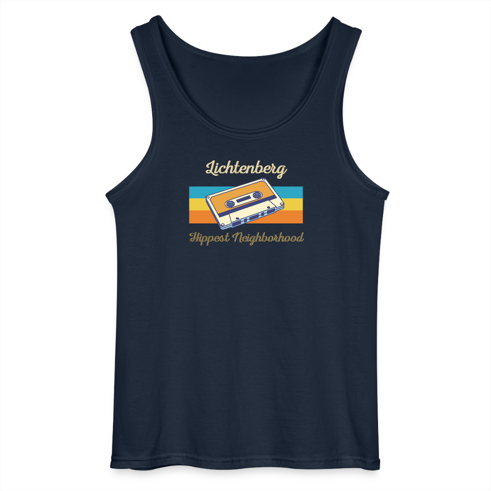 Lichtenberg Hippest Neighborhood - Männer Tank Top - Navy