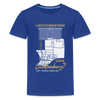 Liechtenstein oder Lichtenberg - Teenager Premium T-Shirt - Königsblau