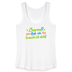 Charme? Hab ick, brauch ick nich! - Frauen Bio Tank Top