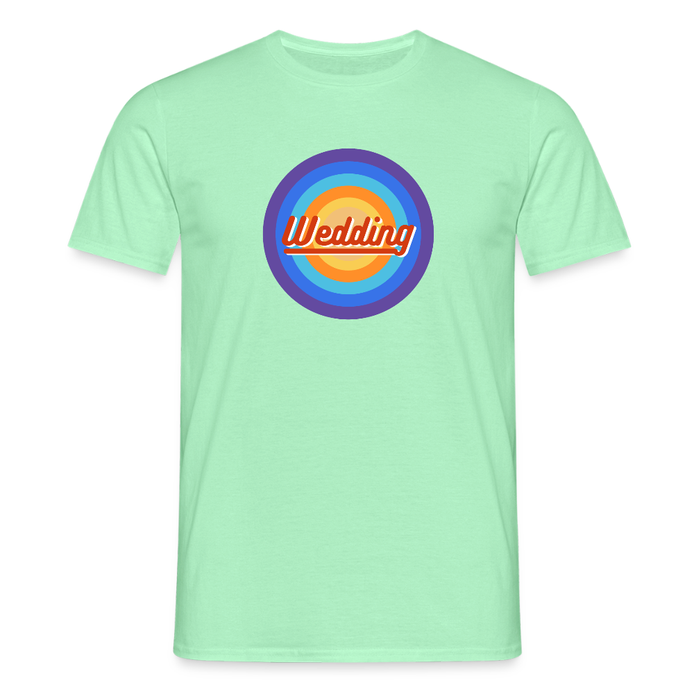 Wedding Retro - Männer Premium T-Shirt - Mintgrün