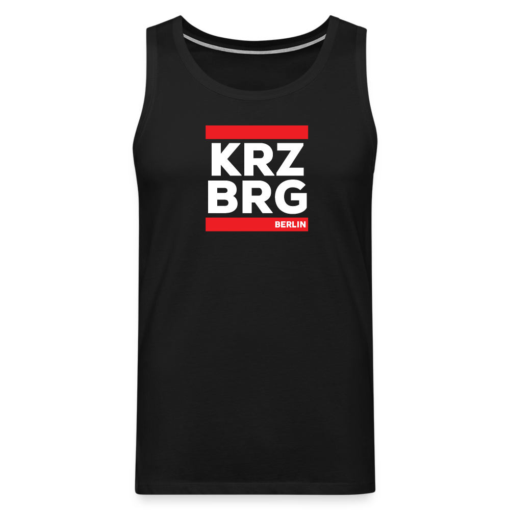 KRZBRG - Männer Premium Tank Top - Schwarz