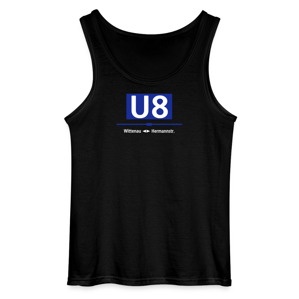 U8 - Männer Tank Top - Schwarz