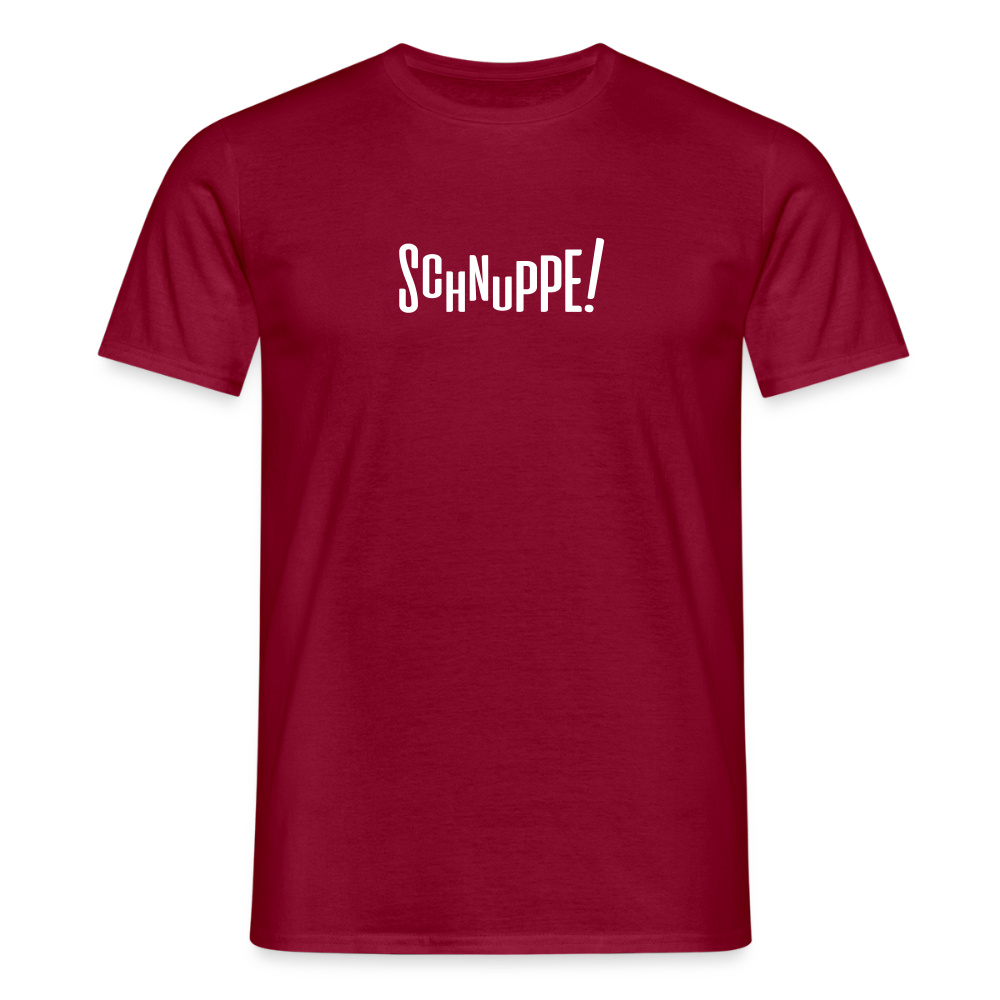Schnuppe! - Männer Premium T-Shirt - Ziegelrot