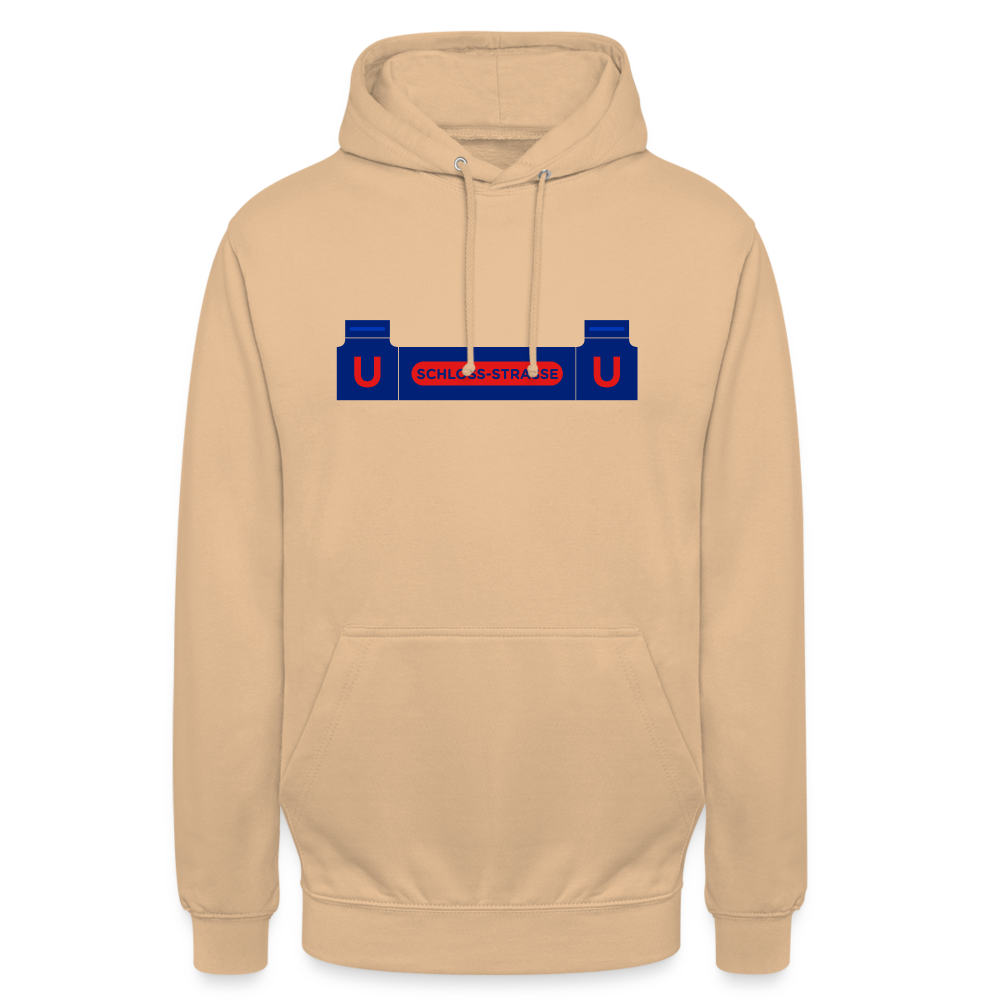 Schlossstrasse - Unisex Hoodie - Pfirsich