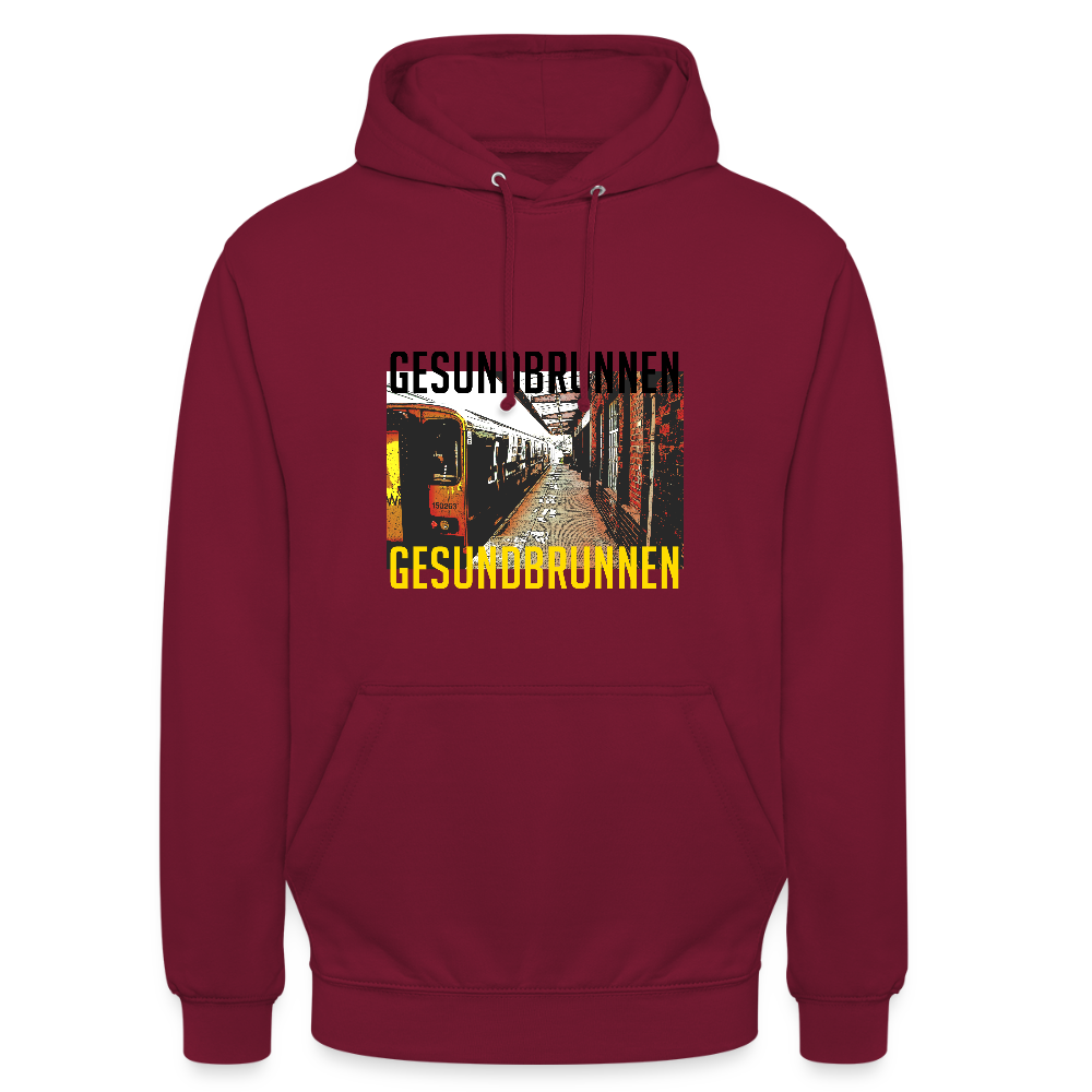 Gesundbrunnen - Unisex Hoodie - Bordeaux