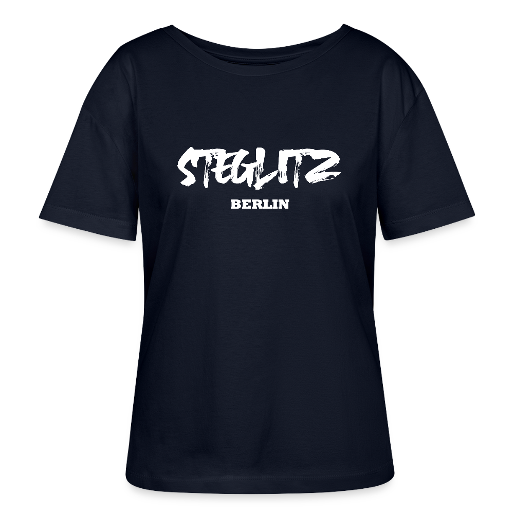 Steglitz - Relaxed Rundhals Frauen Bio-T-Shirt - Navy