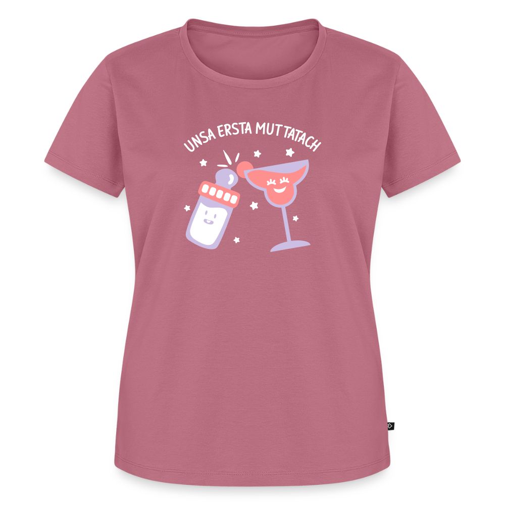 unsa ersta Muttatach - Frauen Premium T-Shirt - Mauve