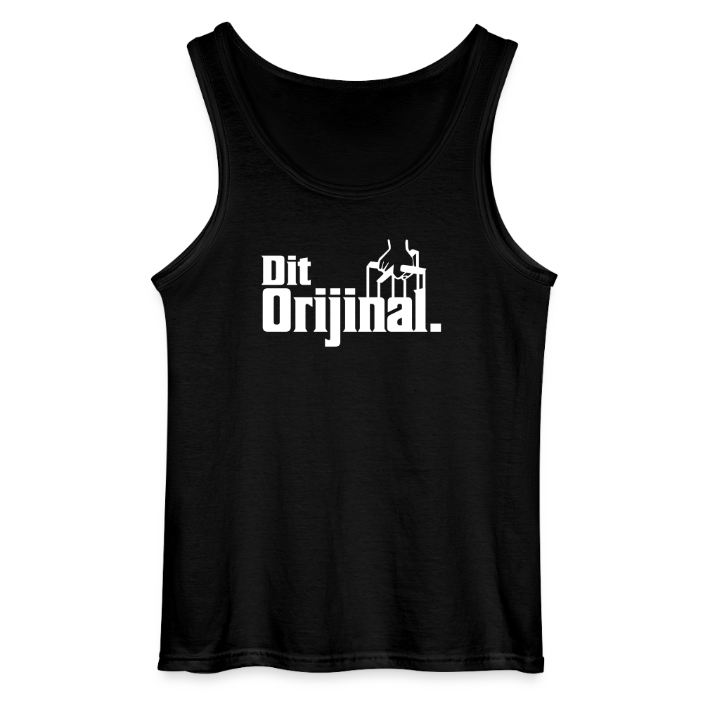 Dit Orijinal - Männer Tank Top - Schwarz