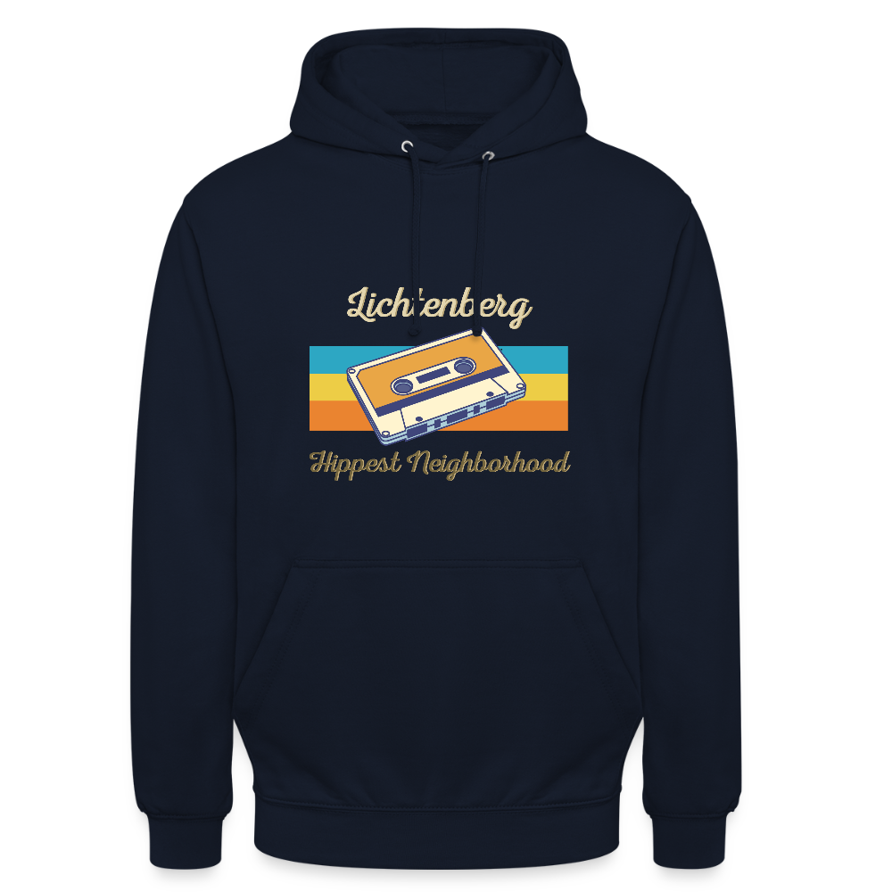 Lichtenberg Hippest Neighborhood - Unisex Hoodie - Navy