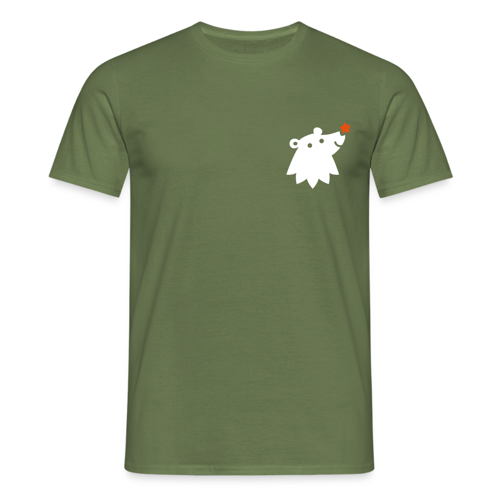 Schnauze Bär - Männer Premium T-Shirt - Militärgrün