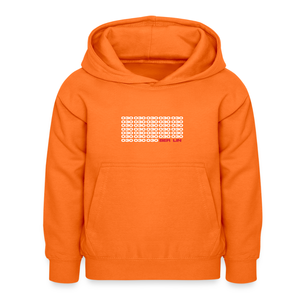 030 Berlin - Kinder Hoodie - Orange