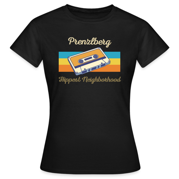 PrenzlBerg Hippest Neighborhood - Frauen Premium T-Shirt - Schwarz