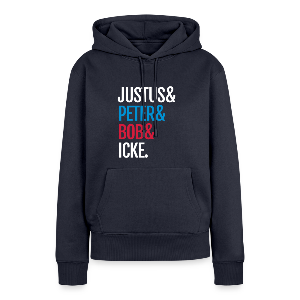 Justus & Peter & Bob & Icke - Frauen Premium Hoodie - Navy