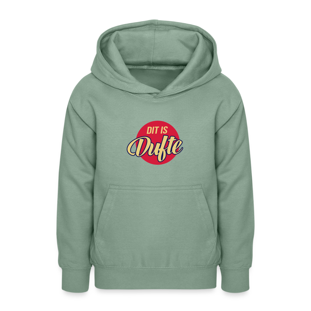 Dit Is Dufte - Teenager Hoodie - Graugrün