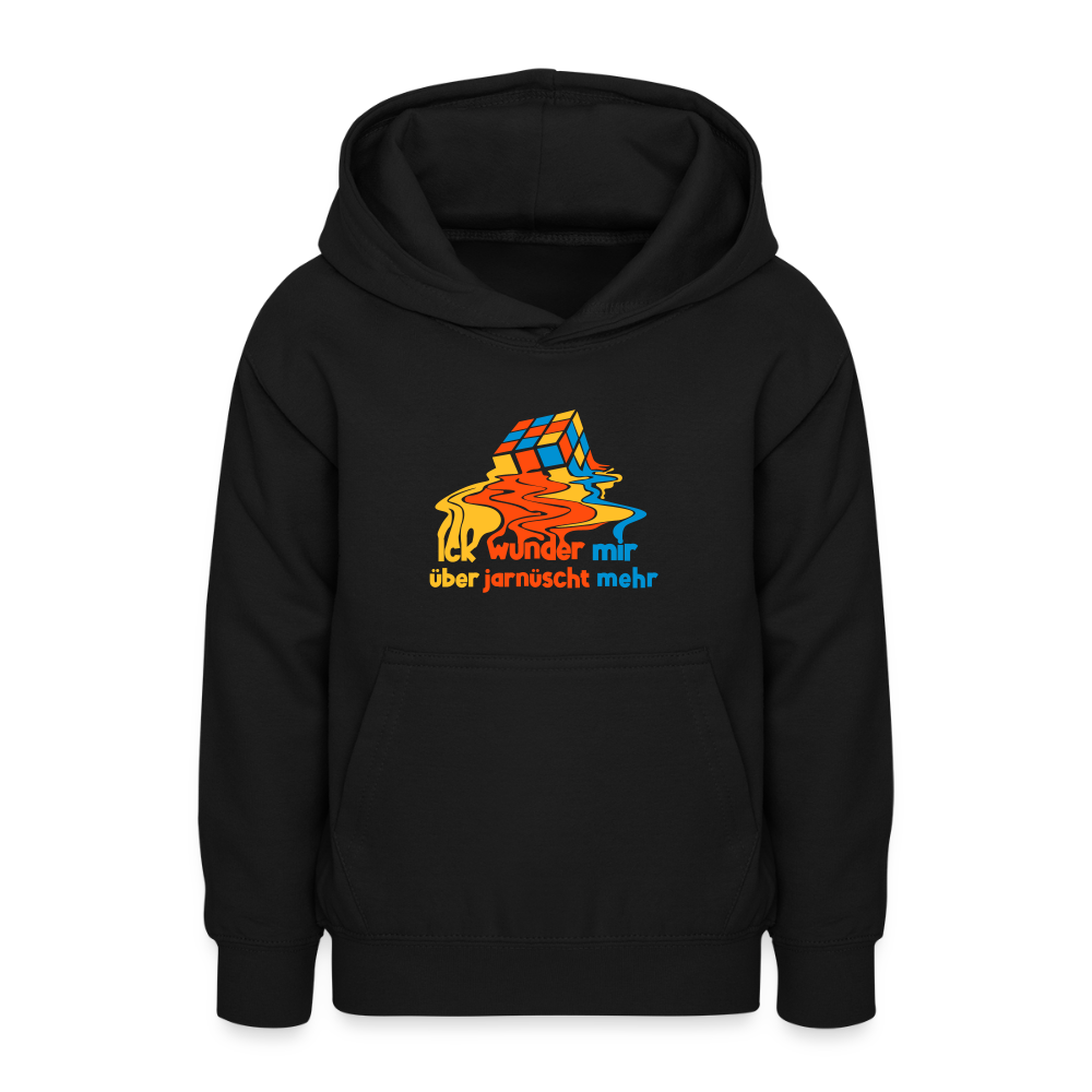 Ick Wunder Mir - Teenager Hoodie - Schwarz