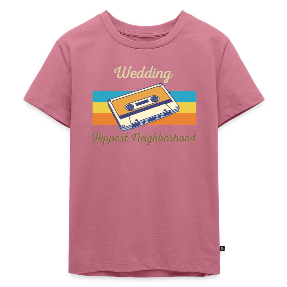 Wedding Hippest Neighborhood - Kinder Premium T-Shirt - Mauve