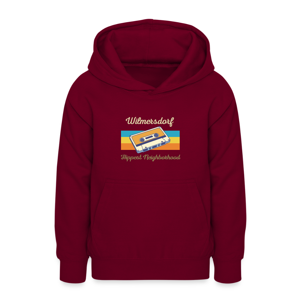 Wilmersdorf Hippest Neighborhood - Teenager Hoodie - Bordeaux