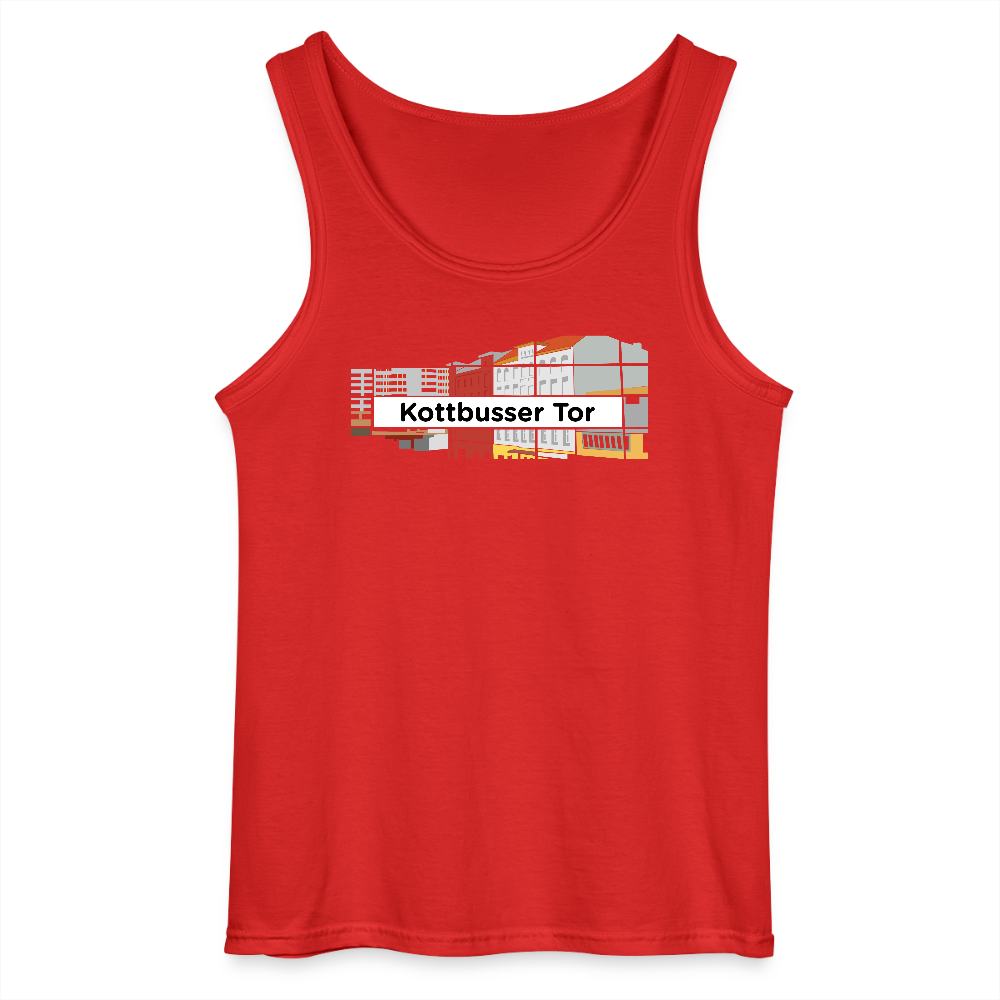 Kottbusser Tor - Männer Tank Top - Rot