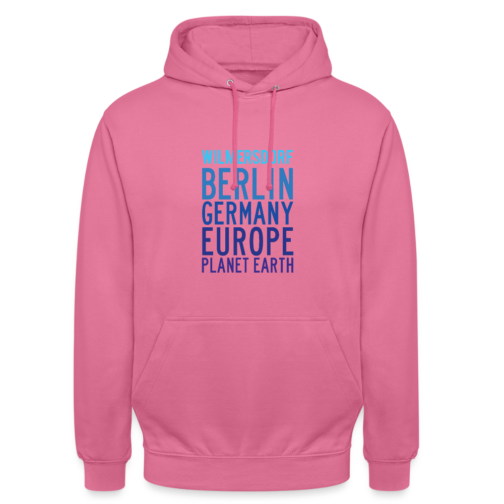 Wilmersdorf Planet Earth - Unisex Hoodie - Pink