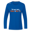 Ick wär jetzt lieber in Berlin - Frauen Sport Langarmshirt - Royalblau
